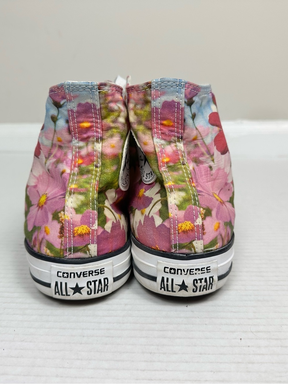 Converse All-Star Chuck Taylors Floral Sz Men 8.0 Women 10 High Top Shoe 150186F - Picture 6 of 14